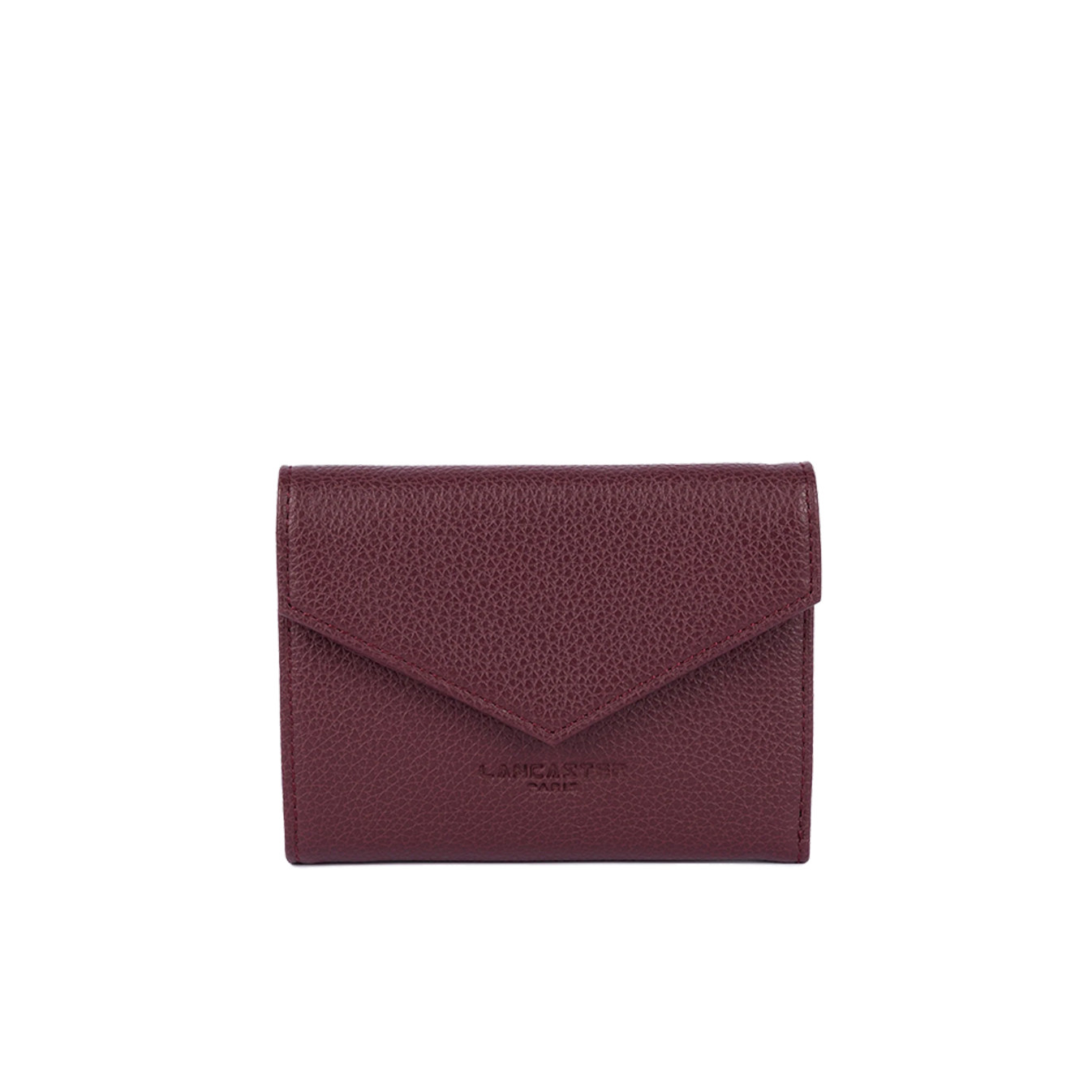 Lancaster Foulonne Double Back Pocket Wallet 170-29 Bordeaux