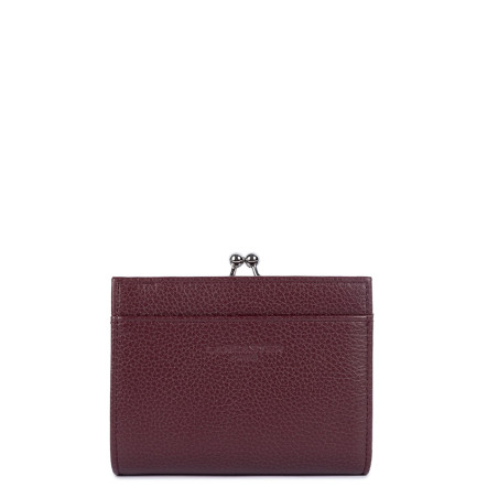 Lancaster Foulonné Coin Purse and Wallet Leather 170-31 Bordeaux