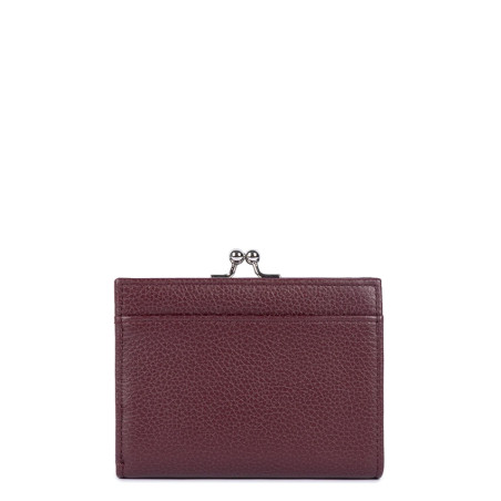 Lancaster Foulonné Coin Purse and Wallet Leather 170-31 Bordeaux