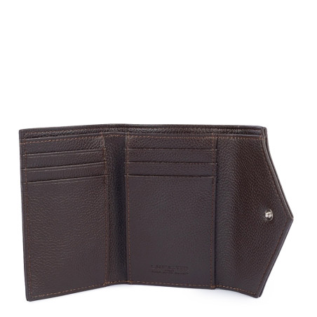 Lancaster Foulonné Card Holder 170-36 Dark Brown