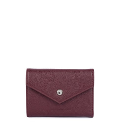 Lancaster Foulonné Card Holder 170-36 Bordeaux