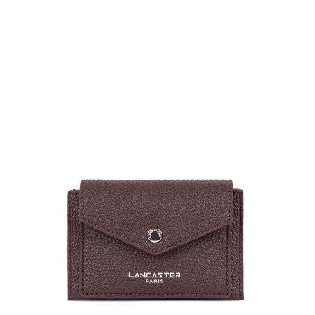 Lancaster Maya Double Kba Card Holder 117-010 Dark Bordeaux