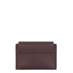 Lancaster Maya Double Kba Card Holder 117-010 Dark Bordeaux