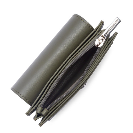 Lancaster Maya Double Kba Card Holder 117-010 Khaki