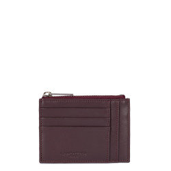 Lancaster Paris Porte Cartes 131-022 Bordeaux Foncé face