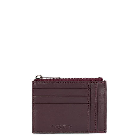 Lancaster Paris Porte Cartes 131-022 Bordeaux Foncé face