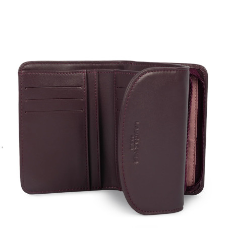 Lancaster Paris Back-to-Back Wallet 131-024 Dark Bordeaux