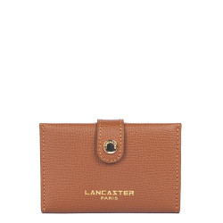 Lancaster Sierra Card Holder in Grained Leather 138-011 Camel