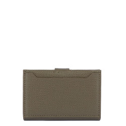 Lancaster Sierra Card Holder in Grained Leather 138-011 Khaki