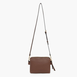 Lollipops Tim Multi-Pocket Crossbody Bag Cognac