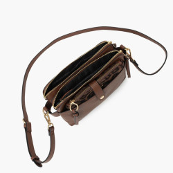 Lollipops Tim Sac Trotteur Multi Poches Cognac ouvert