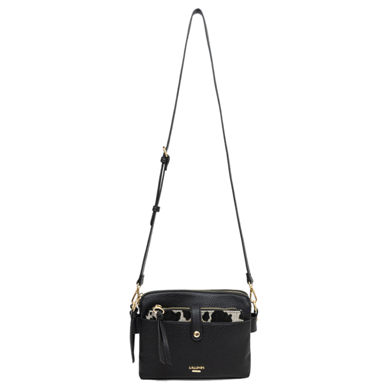 Lollipops Tim Multi-Pocket Crossbody Bag Black