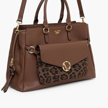 Lollipops Tim Large Cognac Handbag