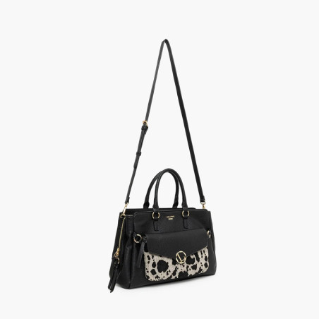 Lollipops Tim Large Black Handbag