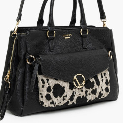 Lollipops Tim Large Black Handbag