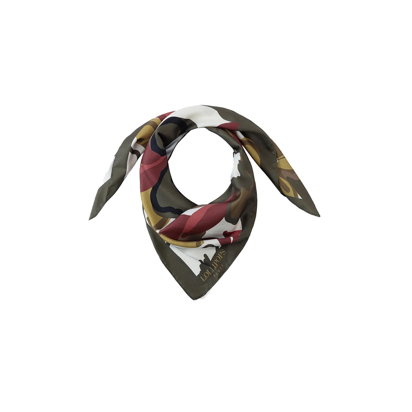 Lollipops Tivaline Square Scarf Khaki