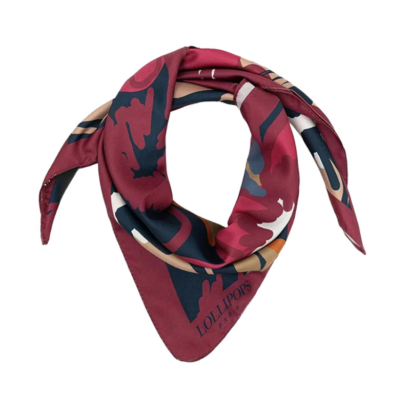 Lollipops Tivaline Square Scarf Bordeaux