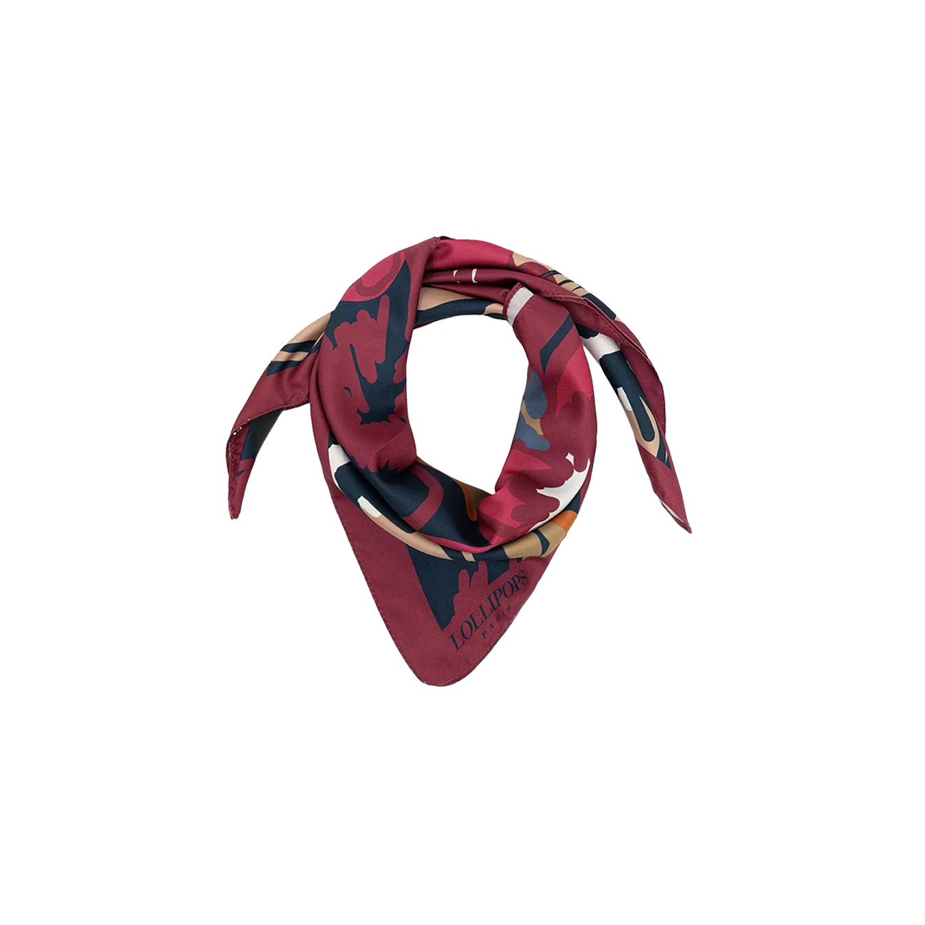 Lollipops Tivaline Square Scarf Bordeaux