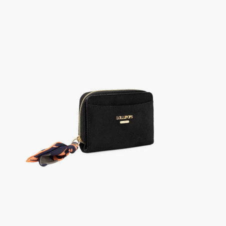 Lollipops Tivaline Small Black Wallet