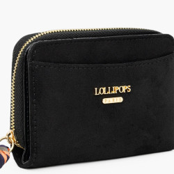 Lollipops Tivaline Small Black Wallet