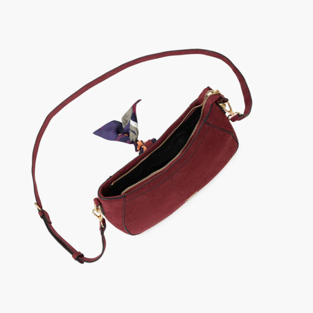 Lollipops Tivaline Sac Bandoulière Bordeaux ouvert