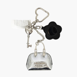 Lollipops Tissalia Keychain Jewelry Bag Mirror Flower Silver