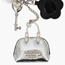 Lollipops Tissalia Keychain Jewelry Bag Mirror Flower Silver