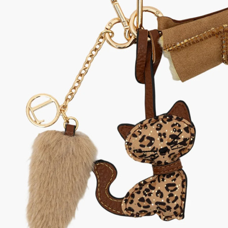 Lollipops Tissalia Bag Charm Keychain Cat 2 Tones