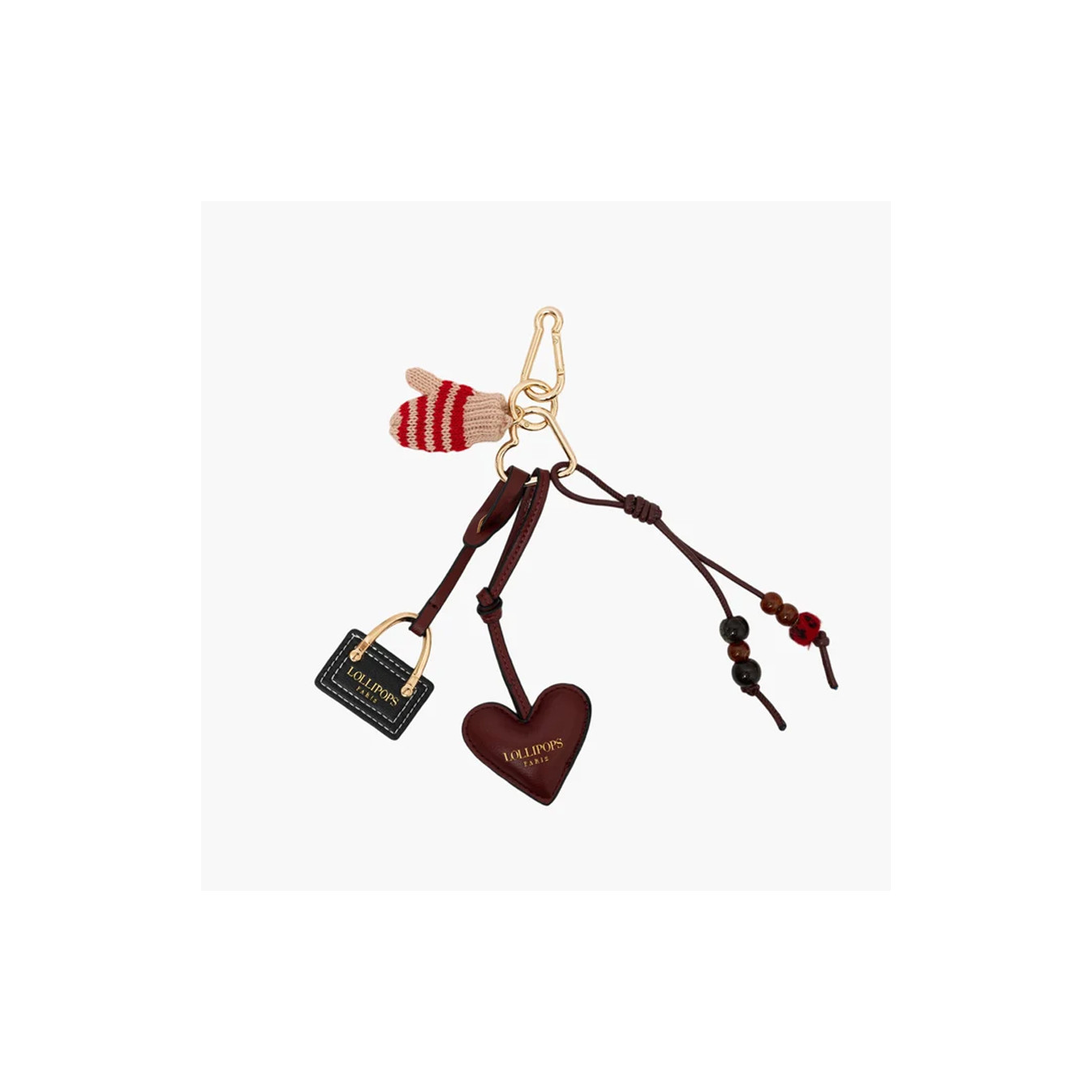 Lollipops Tissalia Bag Charm Heart Keychain