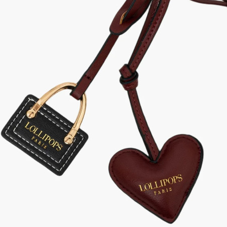 Lollipops Tissalia Keychain and Bag Charm Heart Red