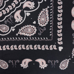 Lollipops Tricia Square Scarf Black