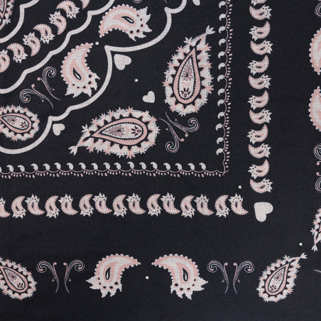 Lollipops Tricia Square Scarf Black