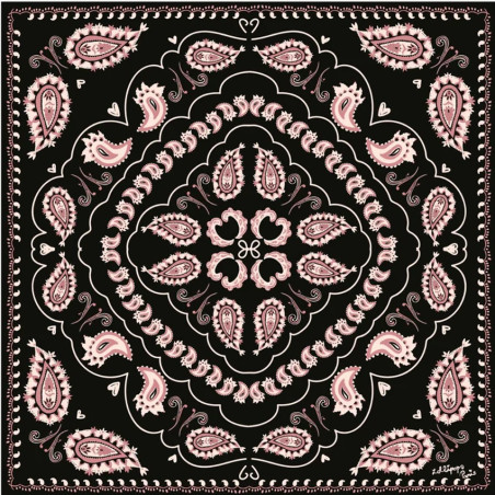 Lollipops Tricia Square Scarf Black