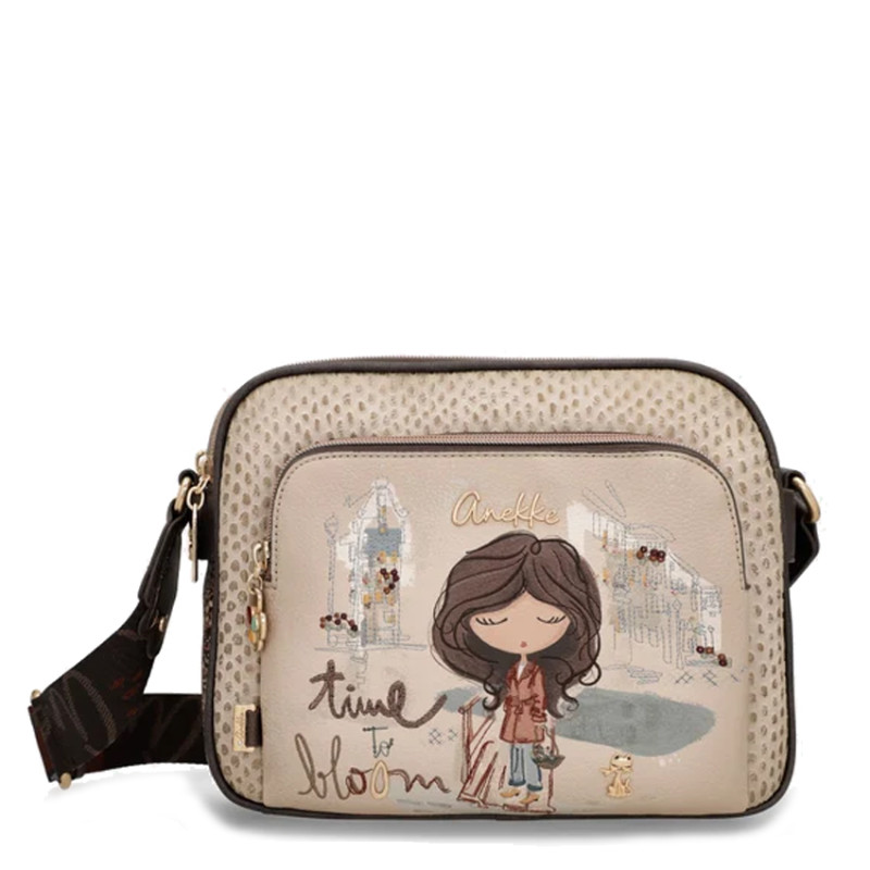 Anekke Tulip Multi-Pocket Multi-Strap Shoulder Bag