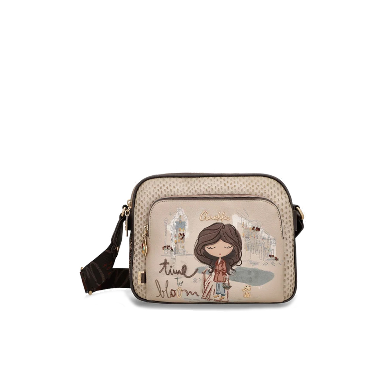 Anekke Tulip Sac à Bandoulière Multi Poches Multi
