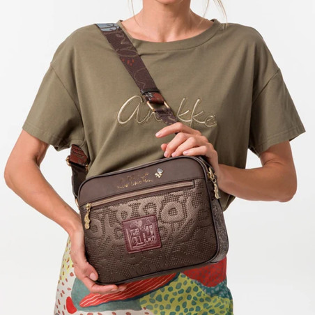 Anekke Tulip Multi-Pocket Multi-Strap Shoulder Bag