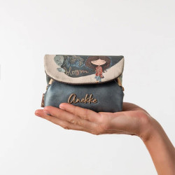 Anekke Tulip Multi-Pocket Zippered Wallet