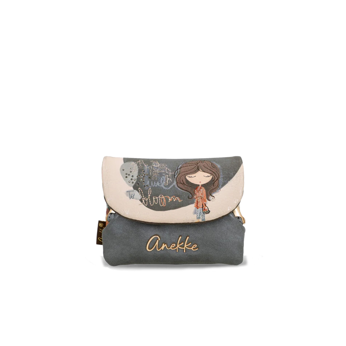 Anekke Tulip Multi-Pocket Zippered Wallet