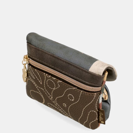Anekke Tulip Multi-Pocket Zippered Wallet