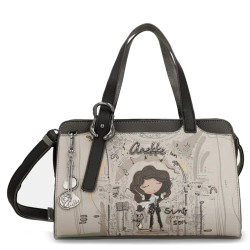 Anekke Orchestra Handbag and Shoulder Bag Brown