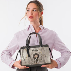 Anekke Orchestra Handbag and Shoulder Bag Brown