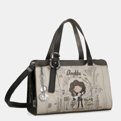 Anekke Orchestra Handbag and Shoulder Bag Brown