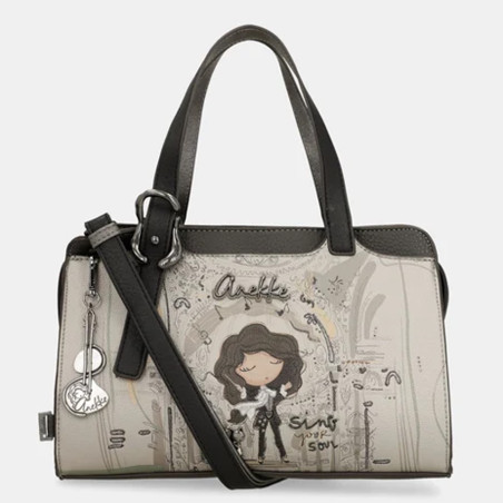 Anekke Orchestra Handbag and Shoulder Bag Brown
