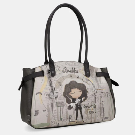 Anekke Orchestra Shoulder Bag Brown