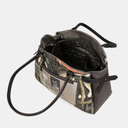 Anekke Orchestra Sac Porté Epaule Marron ouvert