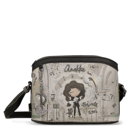 Anekke Orchestra Shoulder Bag 3 Compartments Brown