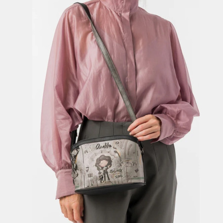 Anekke Orchestra Shoulder Bag 3 Compartments Brown