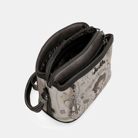 Anekke Orchestra Shoulder Bag 3 Compartments Brown