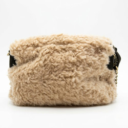 Mila Louise Mama L FR Sac Trotteur En Fausse Fourrure Brun dos