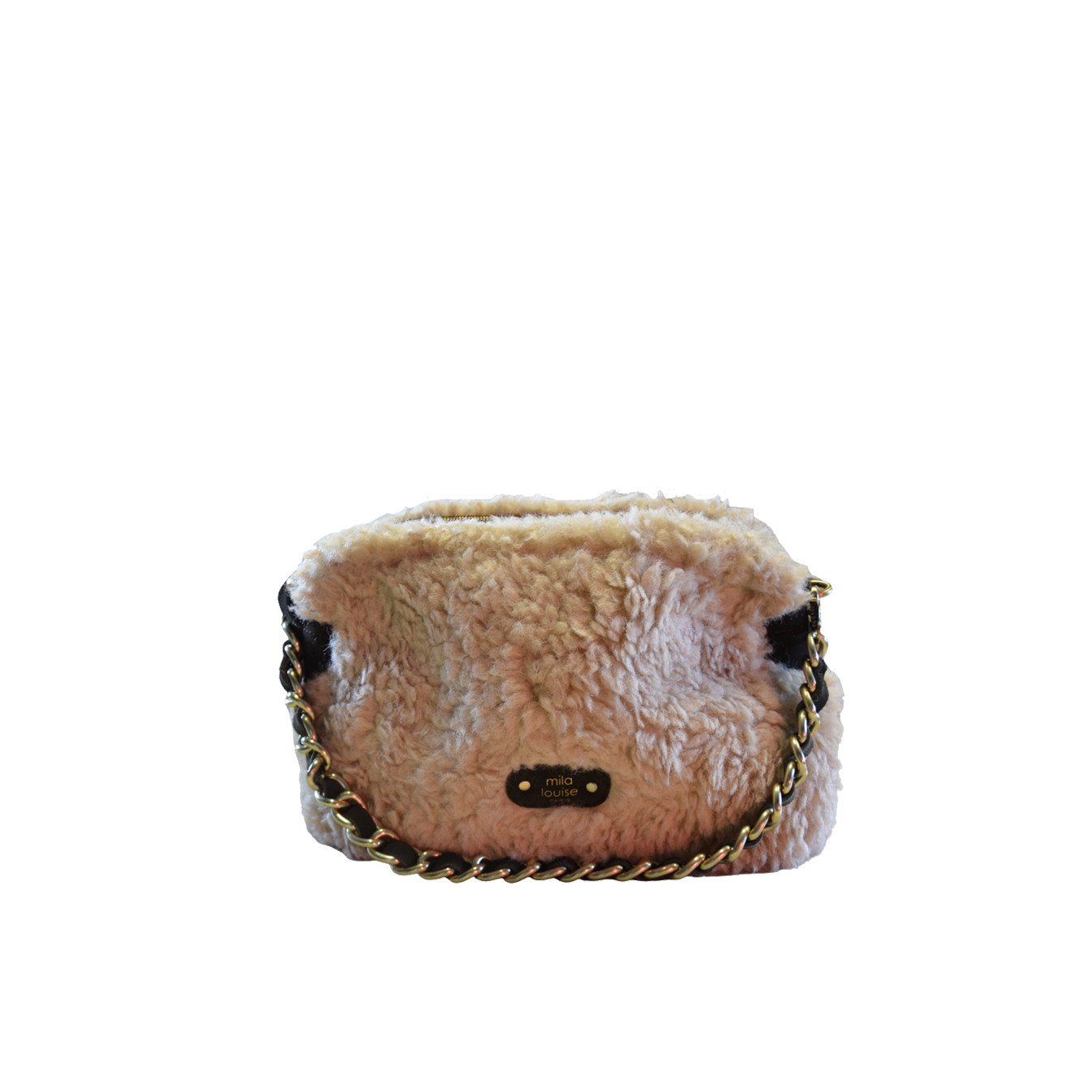 Mila Louise Mama L FR Sac Trotteur En Fausse Fourrure Kaki Dark